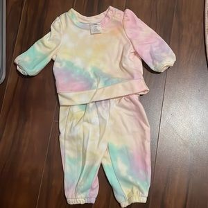 Gap Tie-Dye Sweatsuit Outift